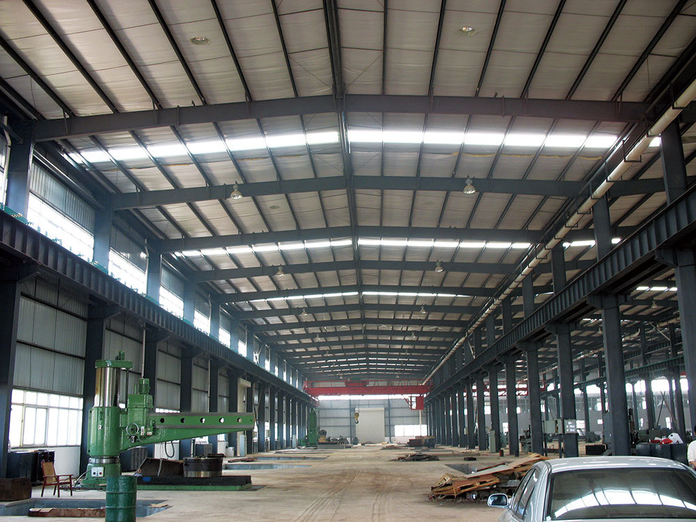 Nhà xưởng thép của Công ty Cơ khí Hóa học Trọng Vĩ Trường Sa