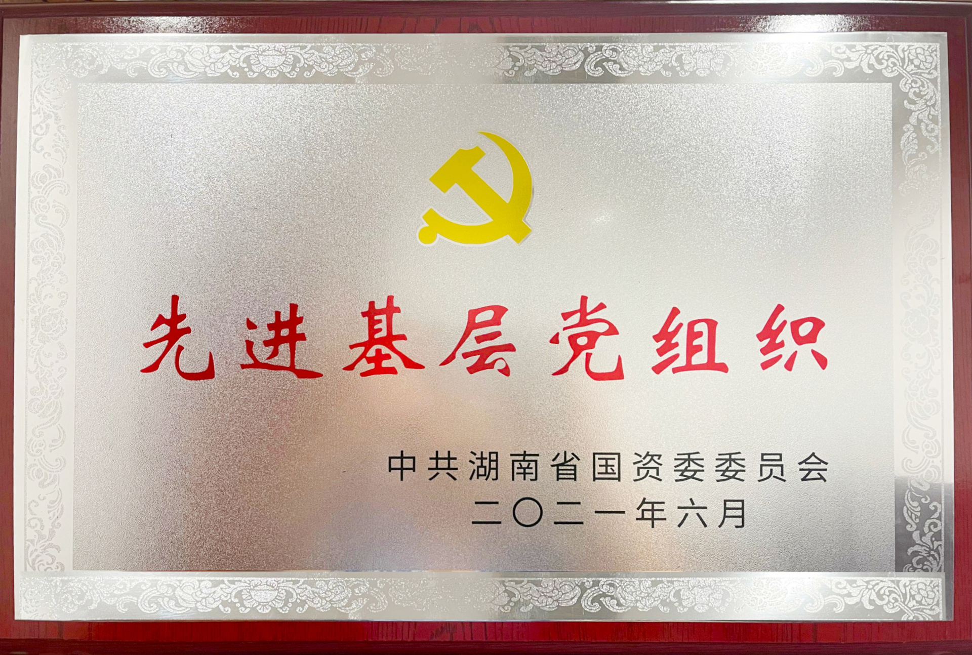 Tổ chức Đảng tiên tiến năm 2021 trong hệ thống Ủy ban Nhân dân tỉnh Hồ Nam
