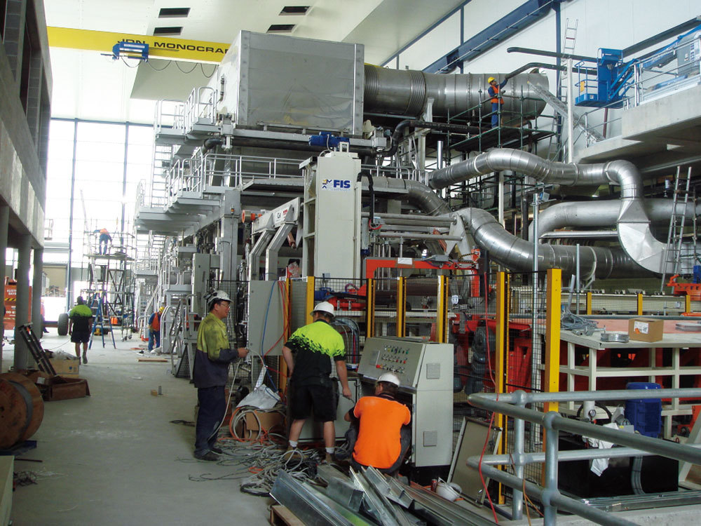 Dự án lắp đặt dây chuyền sản xuất của Công ty Giấy vệ sinh ABC Úc (Sydney)