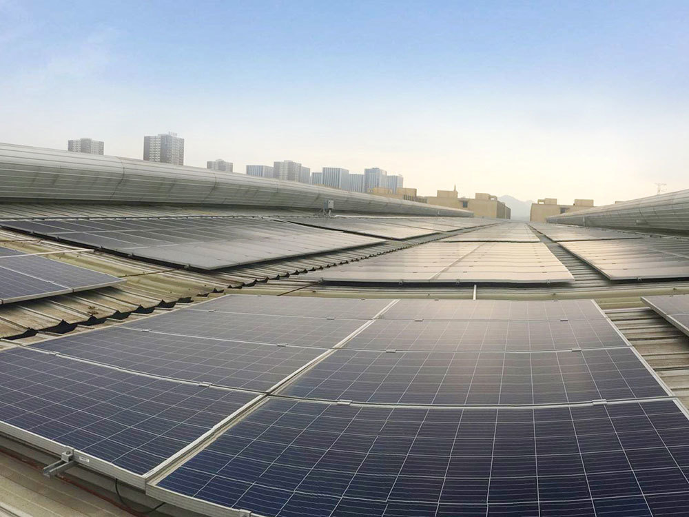 Trạm điện mặt trời 9.566MW của ở huyện Vương Thành, thành phố Tương Đàm